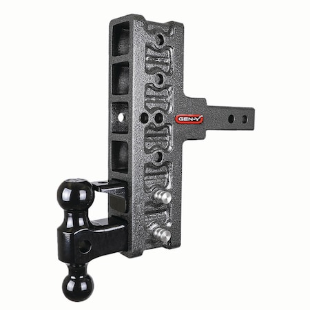 Gen-Y Hitch MEGA-DUTY 2 Shank 7.5 Offset Drop 1.5K TW 10K Hitch & GH-031 Dual-Ball & GH-032 Pintle Lock GH-426